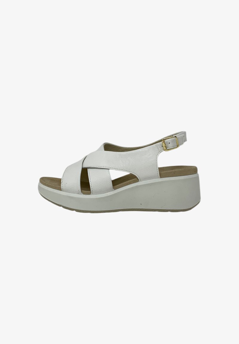 Enval Soft Sandali con plateau - bianco