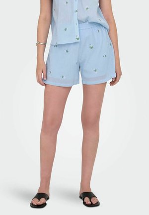 JDYALBA HOHE TAILLE - Shorts - cashmere blue
