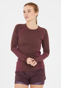 Endurance LANGARM HALEN - Longsleeve - fudge
