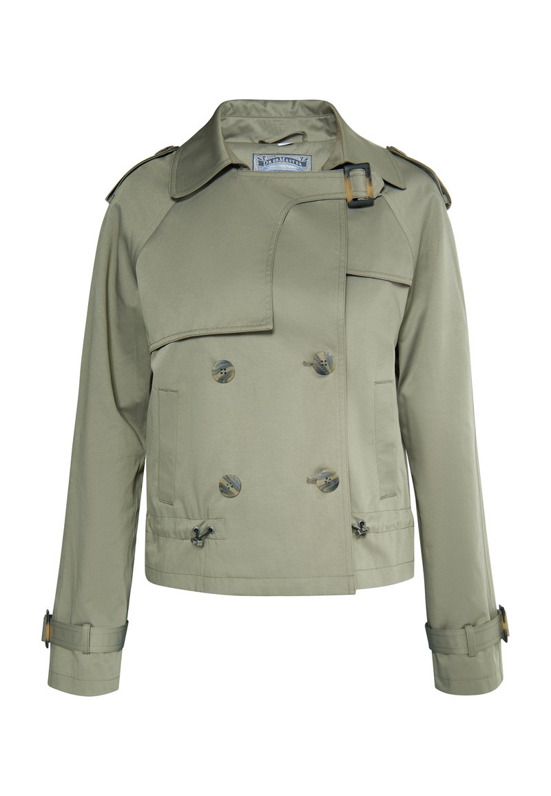 dreimaster Lichte jas olijfgroen