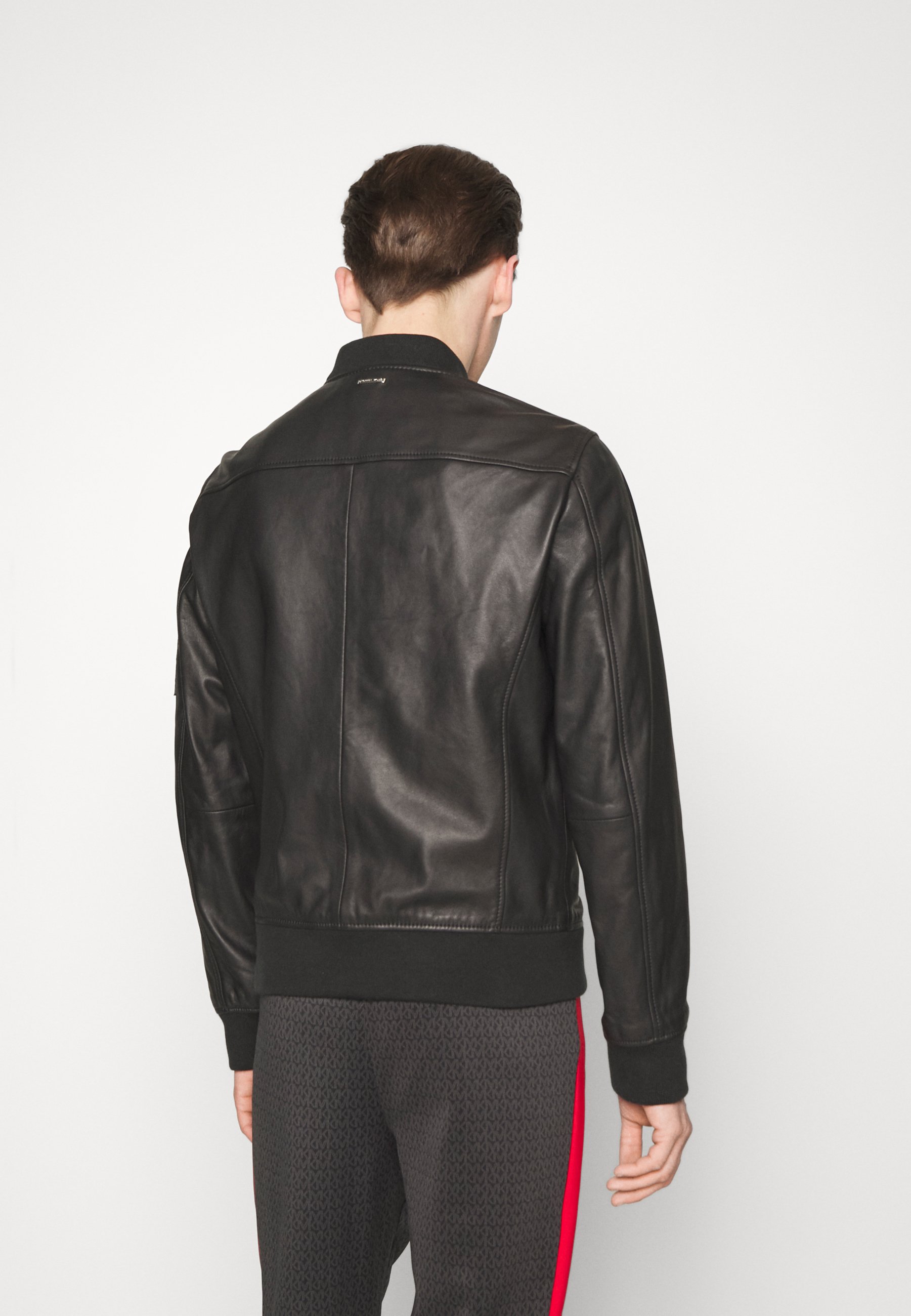 Michael Kors LOGO - Leather jacket 