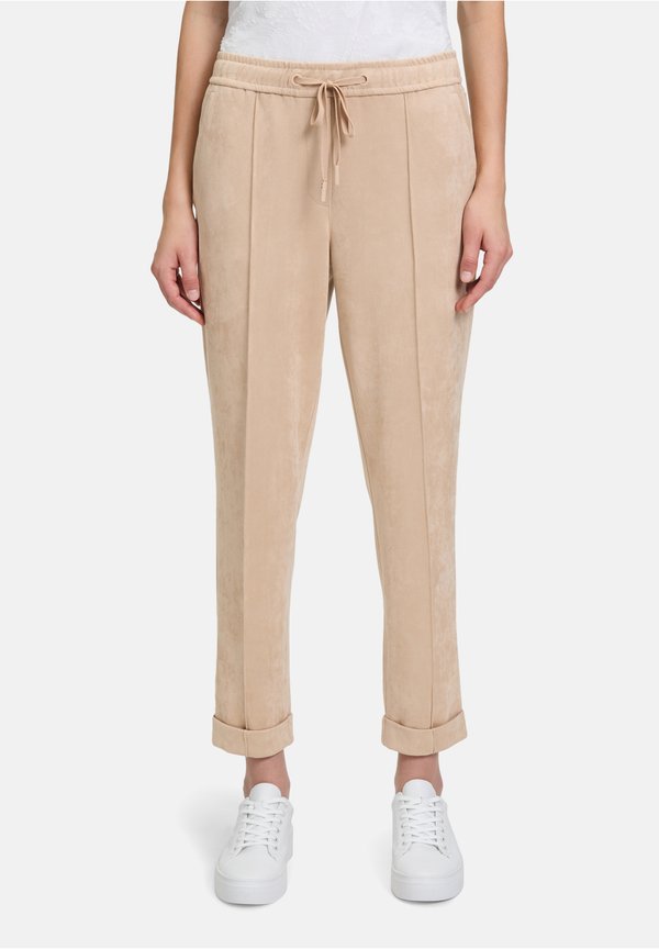Stoffhose - beige