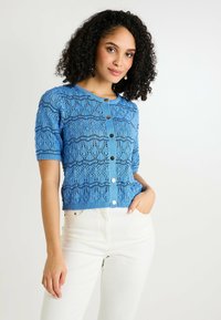 MANCHES COURTES - Chaqueta de punto - bleu