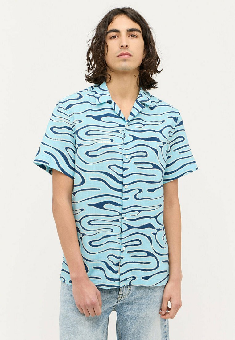 mustang Overhemd turquoise