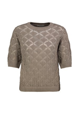 MIT DREIVIERTELÄRMELN - Jumper - brown