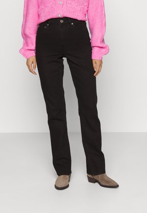 Vero Moda Petite VMDREW - Calças de ganga de perna direita - black denim