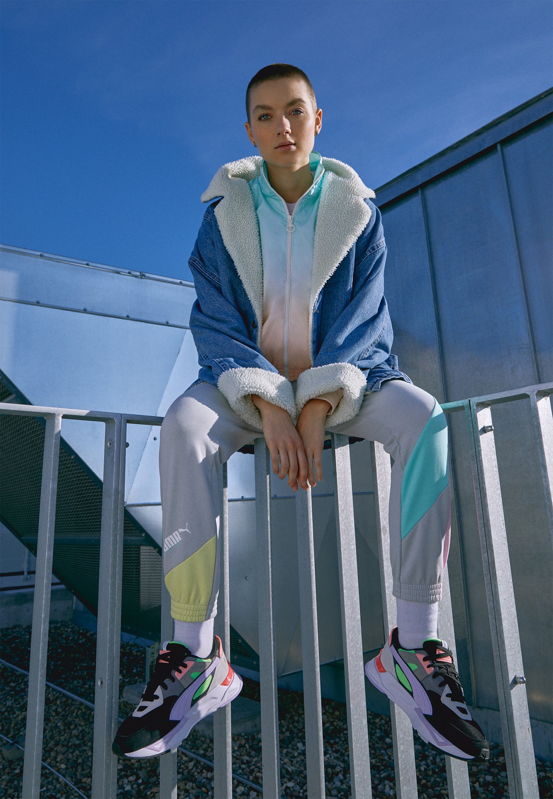 Puma MIRAGE SPORT REMIX - Trainers - black/light lavender/beige -  Zalando.co.uk