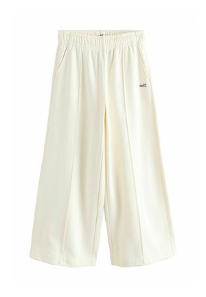 WIDE LEG JOGGERS - Jogginghose - white