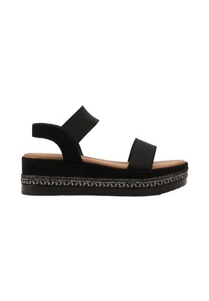 Sandales à plateforme - noir