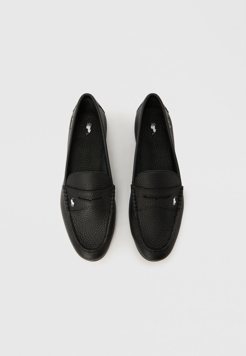 Polo by Ralph Lauren Black Pebbled Leather Slip-Ons Polo Ralph Lauren PEBBLED LEATHER PENNY LOAFER - Slip-ons  main image 3