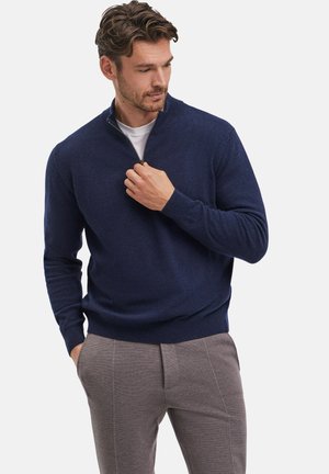 BASIC  HALF-ZIP - Maglione - space blue