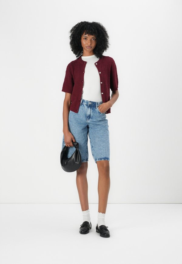 JDYTIKKA O NECK CARDIGAN  - Cardigan - cabernet3