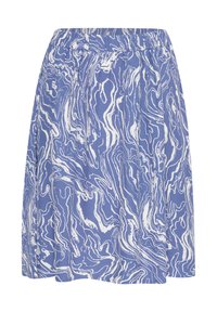 ARONA - A-Linien-Rock - blue indigo white marbel