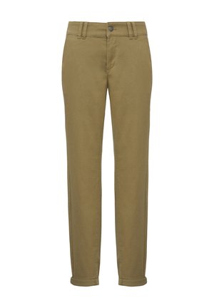 QS, EN STRETCH - Pantaloni - olivgrün