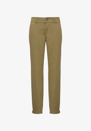 QS, EN STRETCH - Stoffhose - olivgrün
