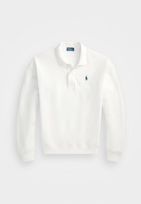 POLO-COLLAR FLEECE PULLOVER - Pusa - white