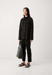 Marc O'Polo INDOOR JACKETS SHIRT STYLE ATTACHED POCKET - Vasaras jaka - black