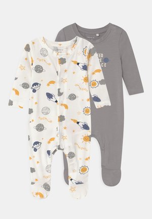NBMMISTAR 2 PACK - Sleep suit - ultimate grey