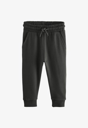 Charcoal grijze sweatpants van zachte stof, met een elastische tailleband, trekkoord, zijzakken en geribbelde boorden.