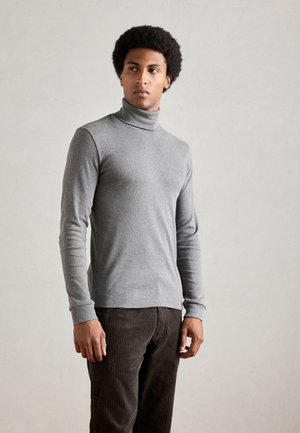 LONG SLEEVE TURTLE NECK - T-shirt à manches longues - graphite grey melange