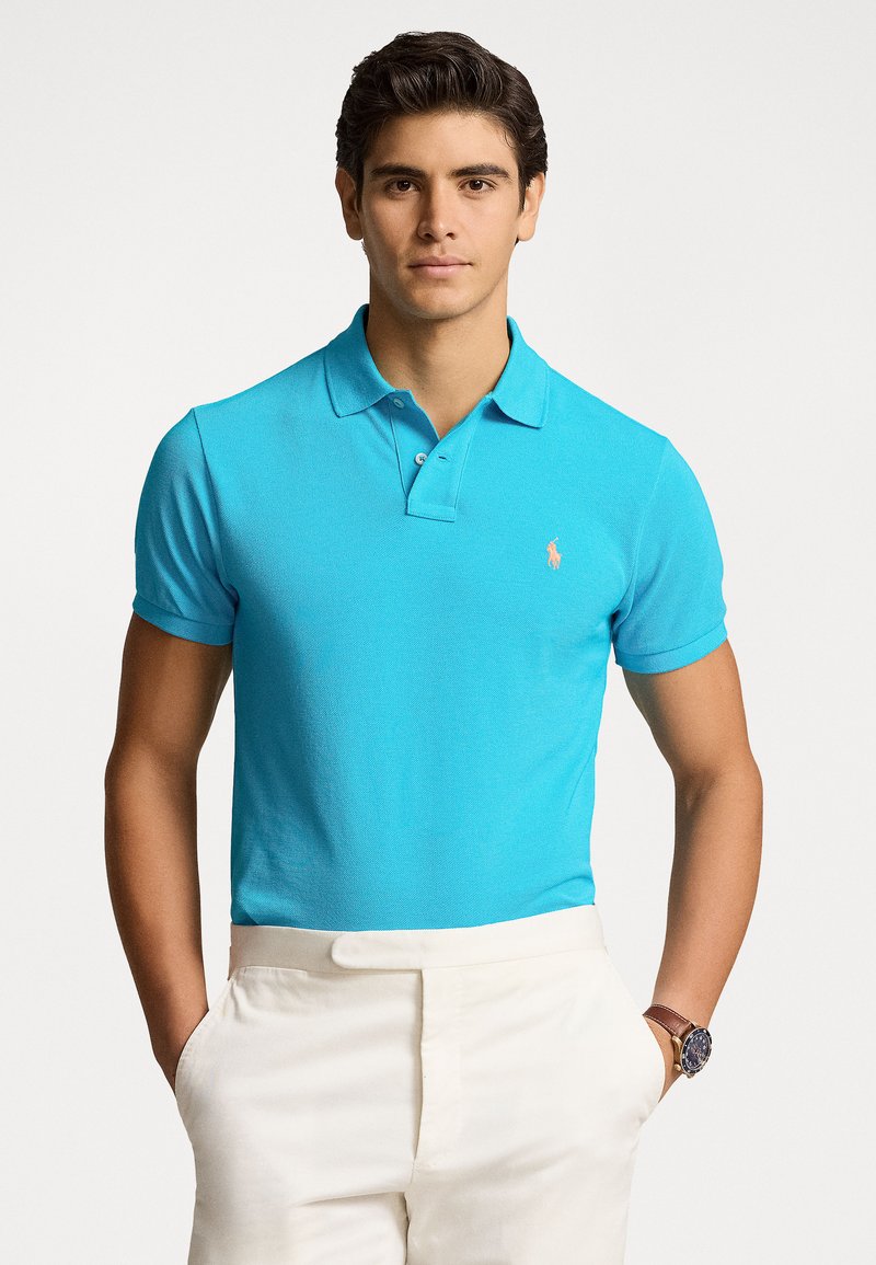 Polo Ralph Lauren - SLIM FIT MESH POLO SHIRT - Polo - cove blue, Ingrandire