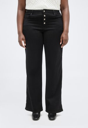 CARAUGUSTA - Wide Leg - washed black