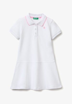United Colors of Benetton, Blusenkleid - white