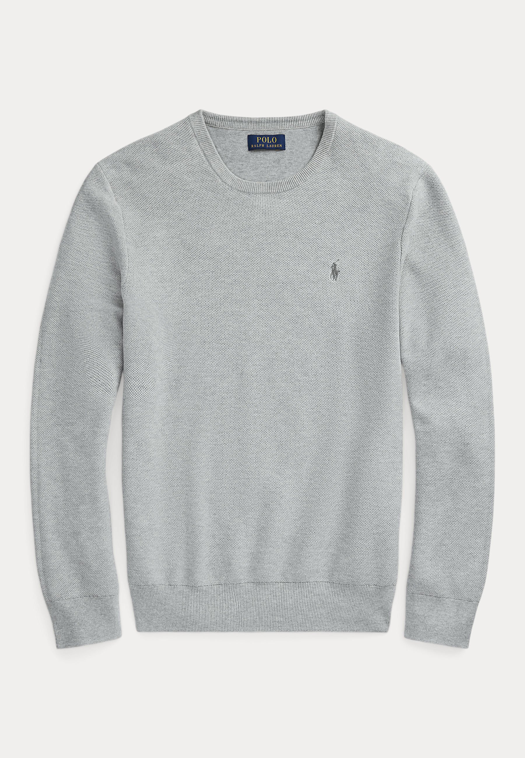 Polo Ralph Lauren MESH-KNIT COTTON CREWNECK SWEATER - Jumper