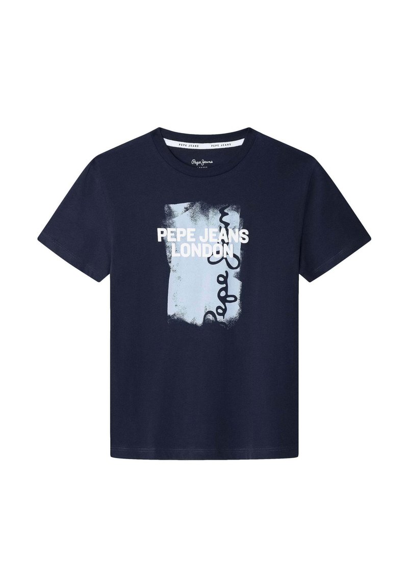 Pepe Jeans ALEX - Apdrukāts T-krekls - navy