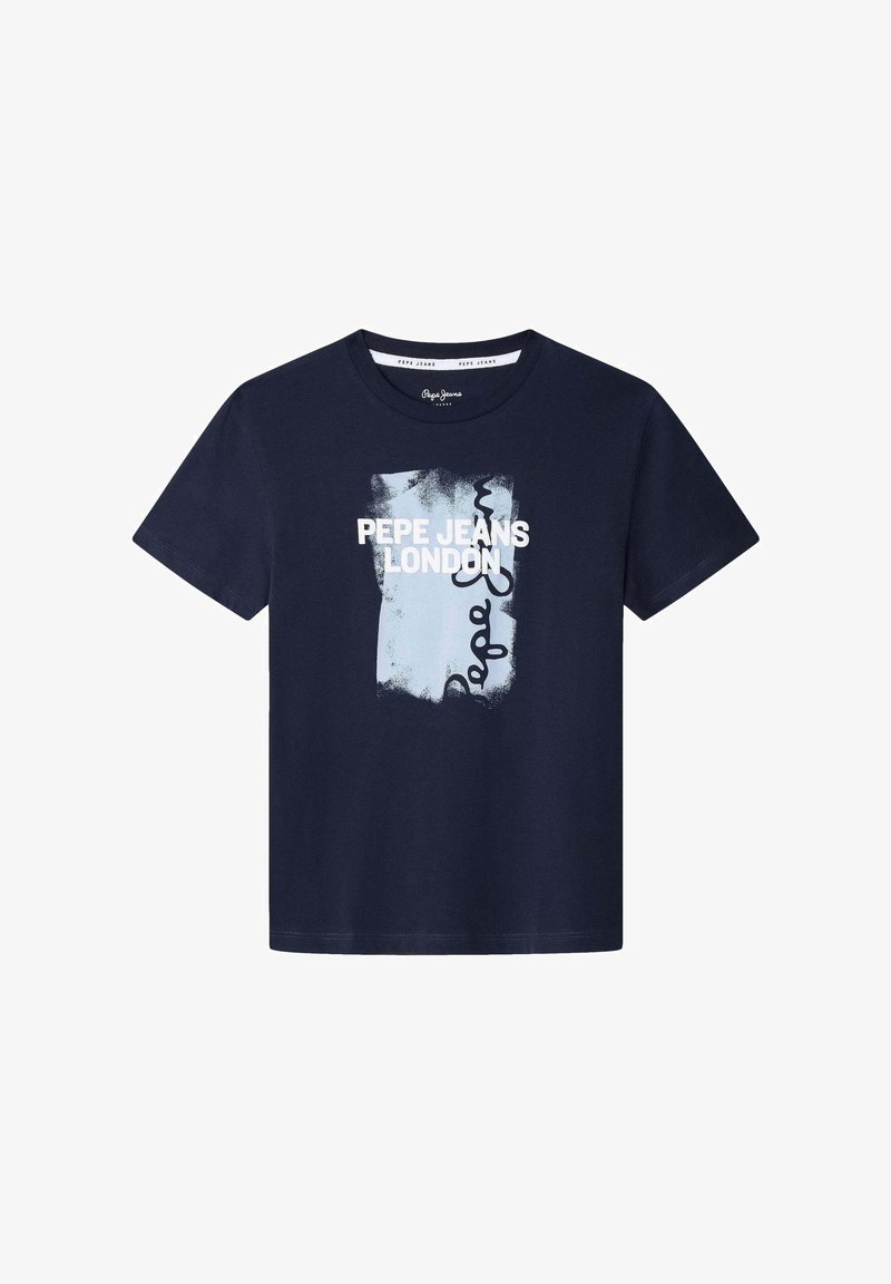 Pepe Jeans ALEX - T-shirt imprimé - navy