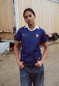 Nike Performance - FRANCE FFF MATCH SHORT SLEEVES HOME - Football shirt - blue void/light madder root Thumbnail Image 1