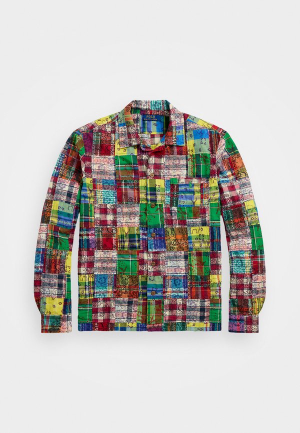 CLASSIC FIT PATCHWORK MADRAS CAMP SHIRT - Shirt - block print patchwork4
