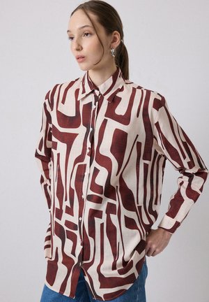 OVERSIZE - Skjortebluser - desenli