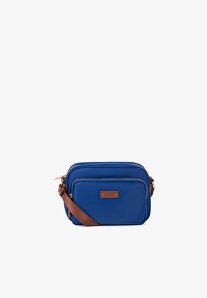 Fagola, SAC PORTÉ TRAVERS - Sac bandoulière - azur marron