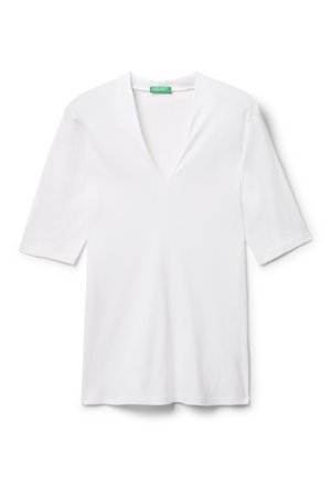 United Colors of Benetton SLIM FIT biały