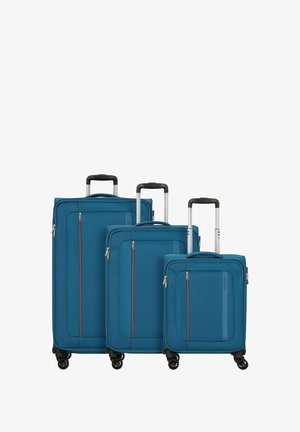 American Tourister BLAZING RIDE 3-TEILIG MIT DEHNFALTE SET - Kofferset - teal orange