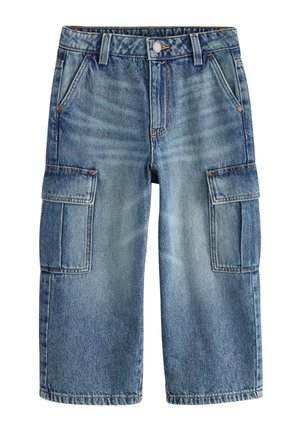 Next REGULAR FIT - SUPERWIDE  - Cargohose - denim tint