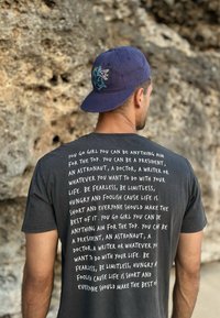 Mira Paris YOU GO VINTAGE UNISEX TEE 2024 - T-shirt print - black denim