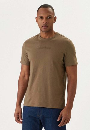 TWINSET, T-SHIRT UOMO - T-shirt con stampa - kaki