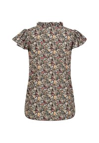 Cloud 5ive MIT KNOPFLEISTE UND BLUMEN - Blúz - black