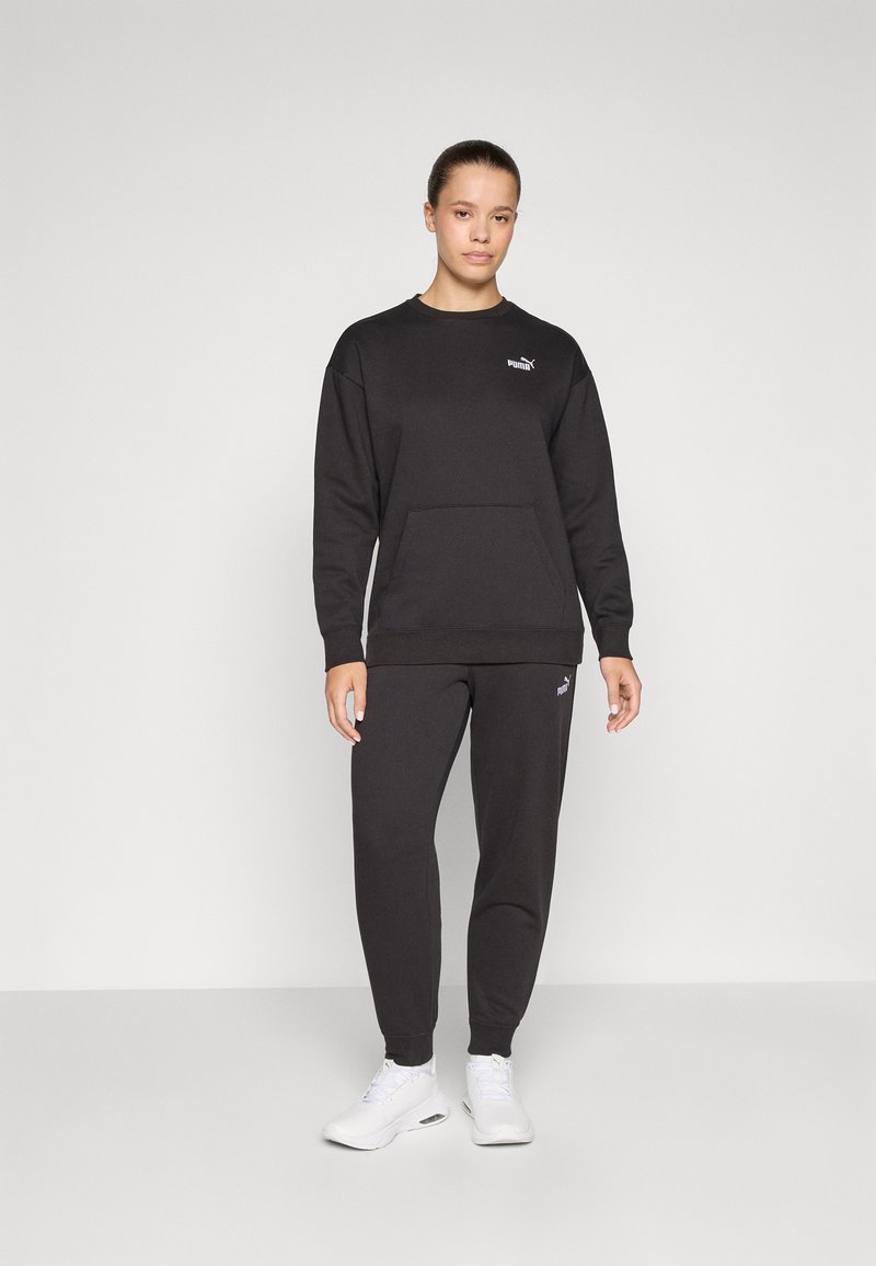 Puma SUIT RELAXED SET - Teplákové kalhoty - black