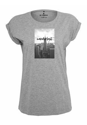 CLASSIC ROLL UP WANDERLUPHO - Print T-shirt - grey