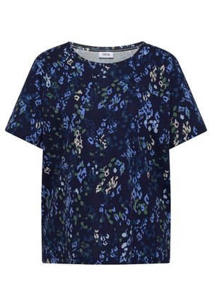 Cecil, T-SHIRT MIT RUNDHALS UND PRINT - T-Shirt print - urban dark blue
