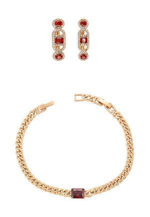 SET - Fülbevalók - rose gold-coloured red