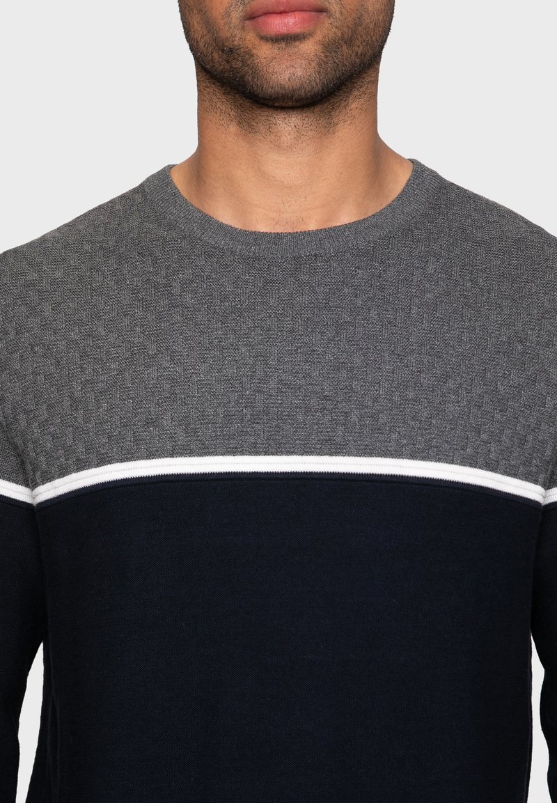 Herren Strickjacken | Threadbare Strickpullover navy mix/blau - WY93151 Herren Strickjacken | Threadbare Strickpullover navy mix/blau - WY93151