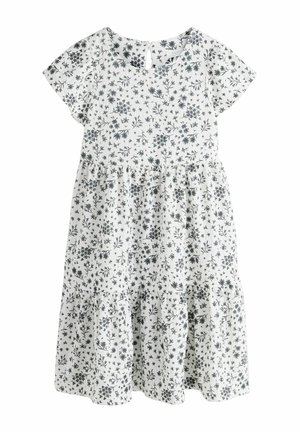 Freizeitkleid - monochrome ditsy