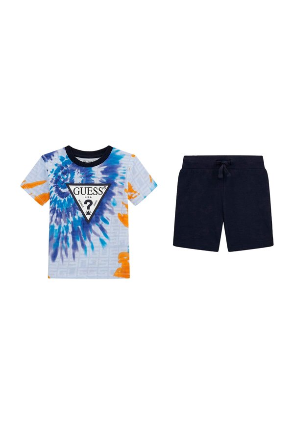 SET - Shorts - mehrfarbig grundton blau