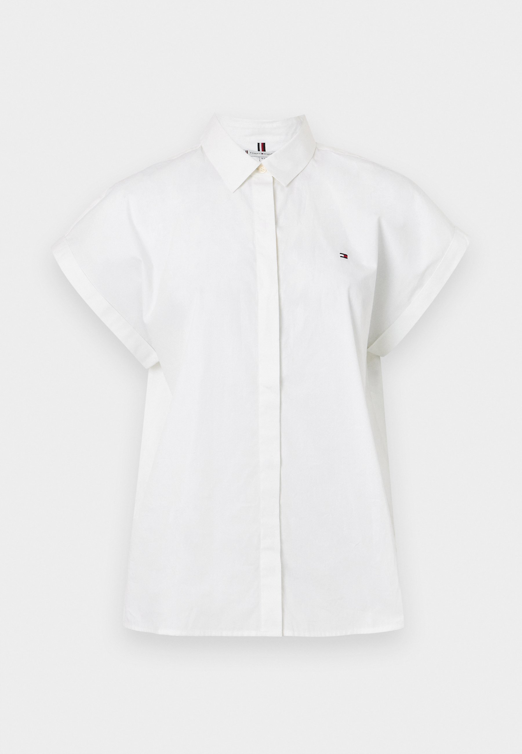 売れ筋商品|||トミー ヒルフィガー シャツ レディース トップス SLEEVELESS RELAXED SHIRT - Button-down blouse -  optic white Tommy Hilfiger SLEEVELESS RELAXED SHIRT - Button-down blouse