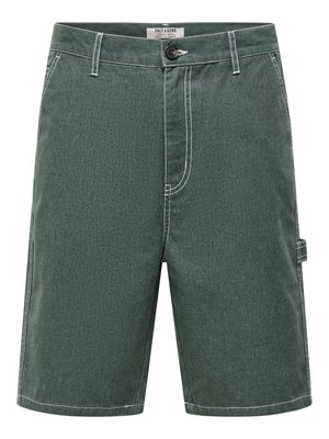 Only & Sons JEANS-SHORTS ONSEDGE MID RISE GERADE GESCHNITTEN 5-POCKET-SHORTS - Jeansshorts - dark green denim