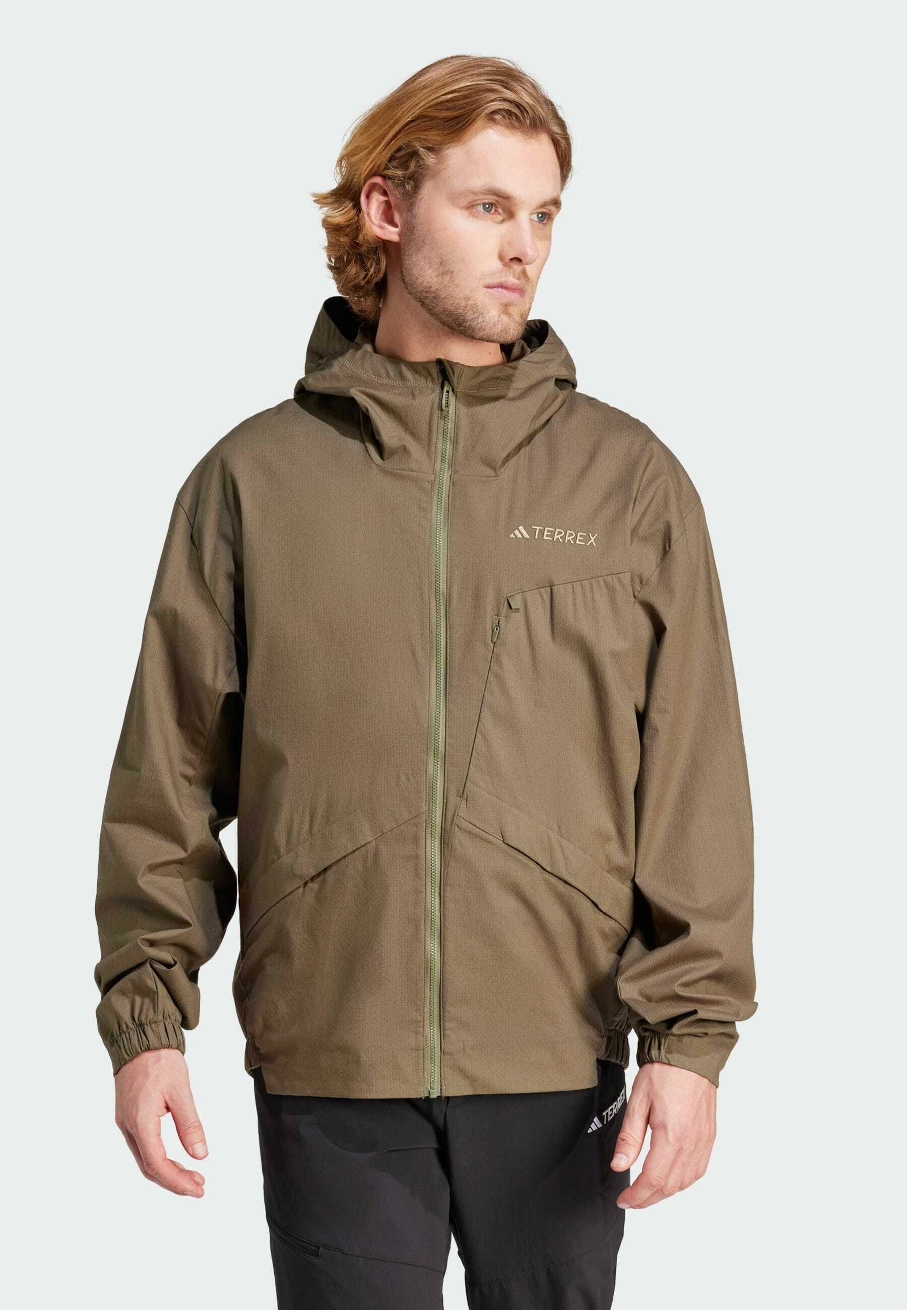 Adidas Terrex TERREX XPLORIC - Outdoorjas - olive strata/olijfgroen -  Zalando.nl